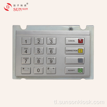 Maliit na Laki ng Encryption PIN pad para sa Payment Kiosk